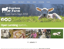 Tablet Screenshot of gastonfarm.com